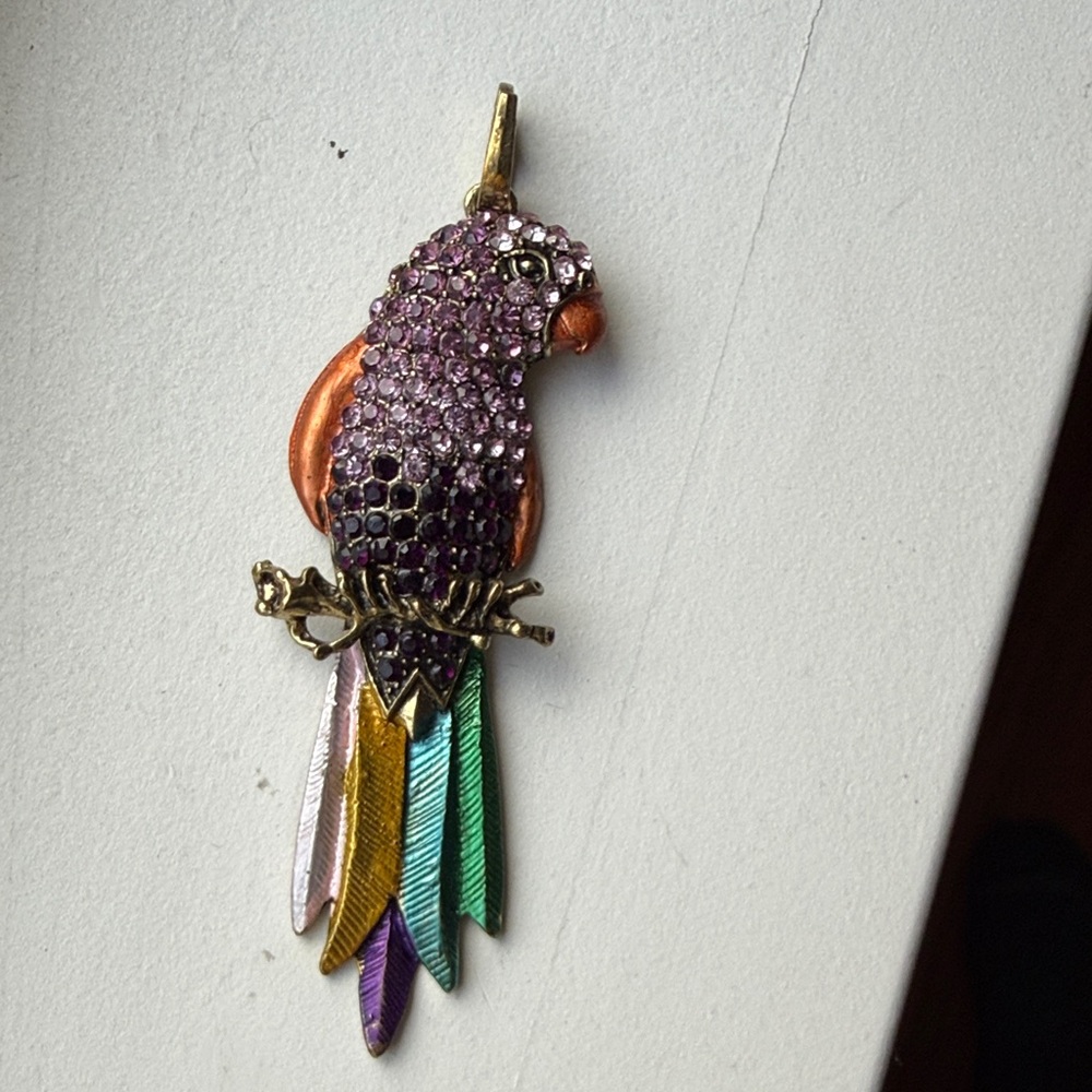 Colorful Parrot Bird Pendant